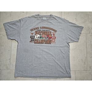 Vintage 2005 Texas Longhorns football National Champions vs USC Trojans 2X XXL